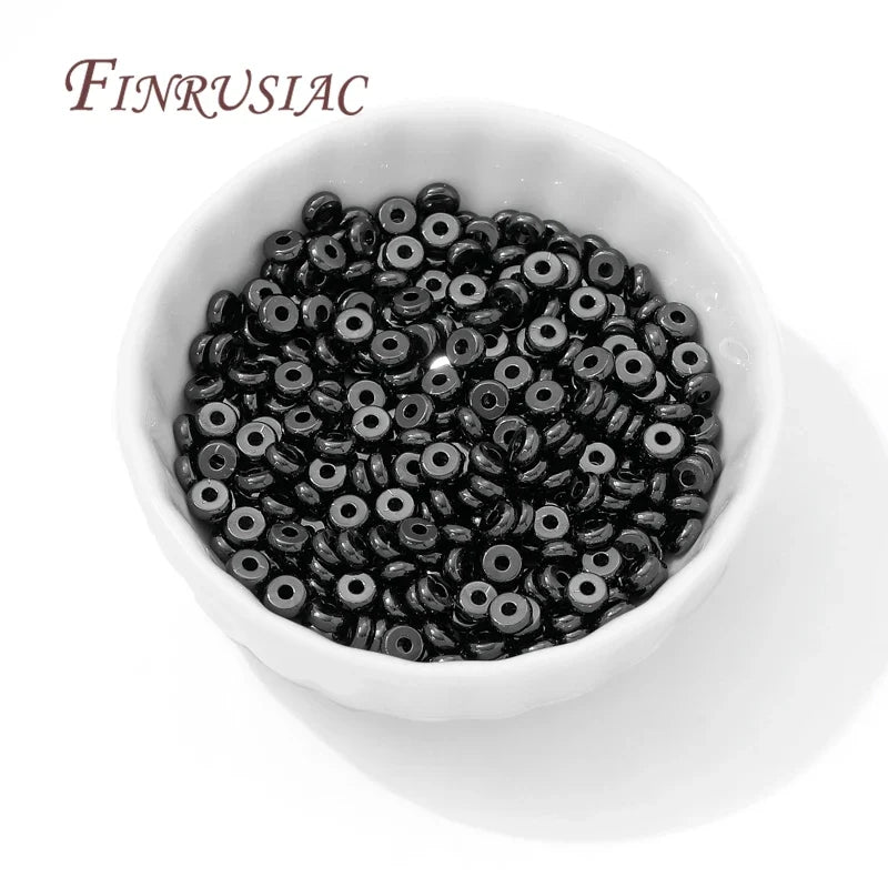 Black Plated Brass Spacer Beads 3mm 5mm – DIY Jewelry Findings