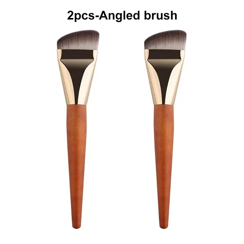 Ultra Thin Foundation & Contour Brush Set | Soft Blending