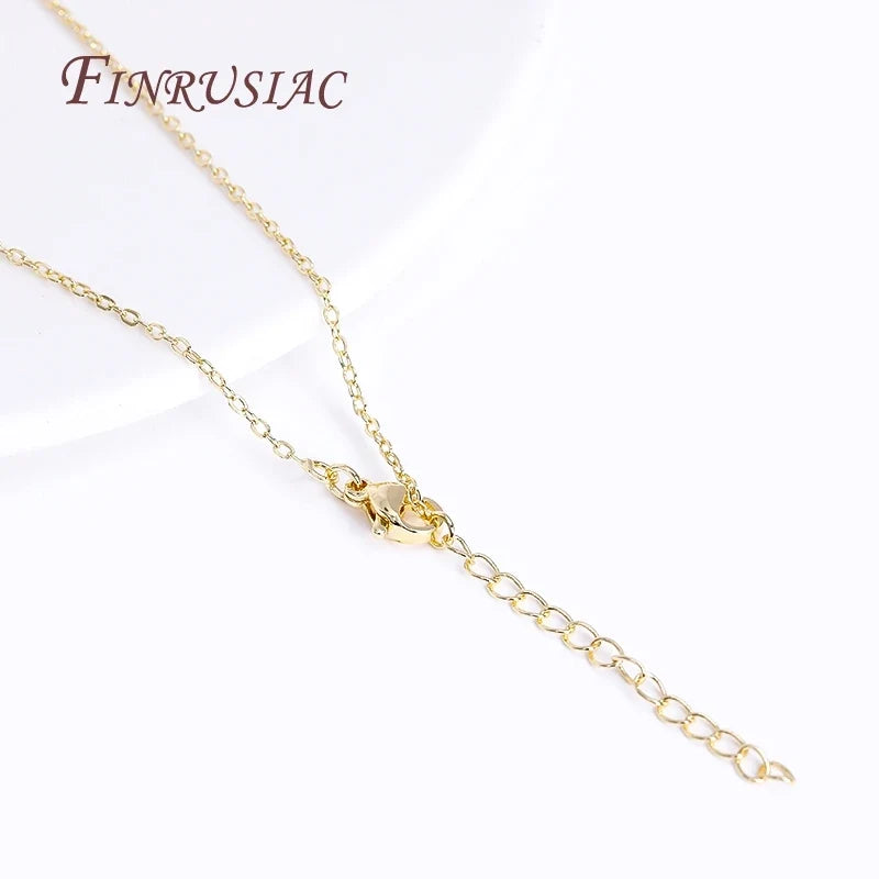 18K Gold Plated Brass Oval Chain Necklace | DIY Jewelry Making