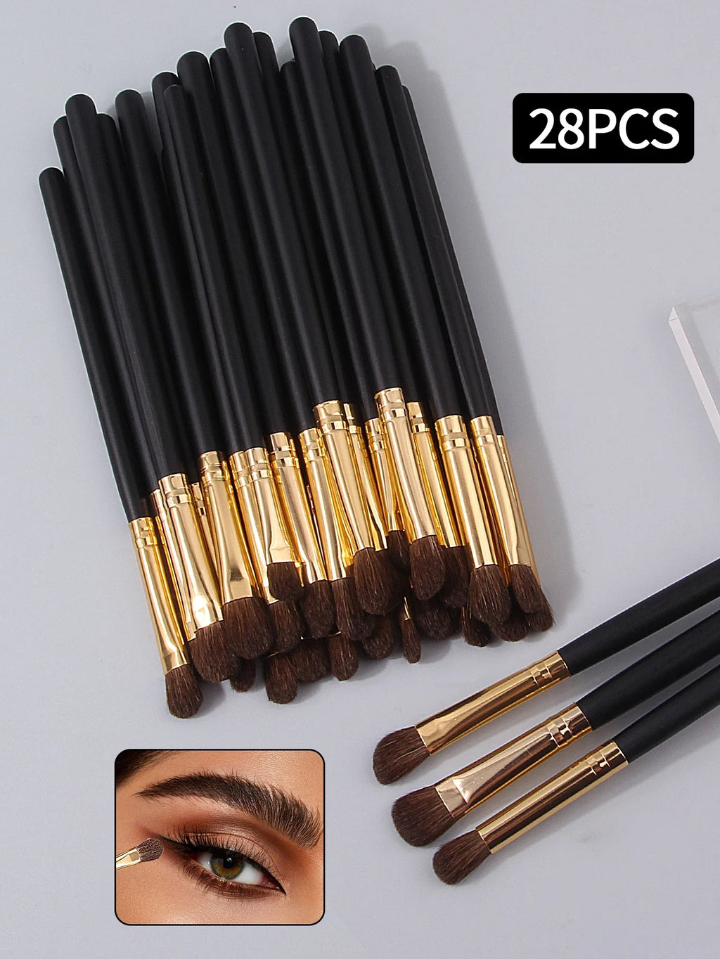 28-Piece Professional Eye Makeup Brush Set | Nixie