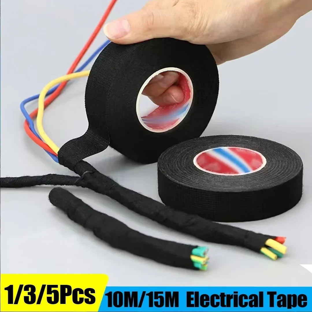 Velvet Car Wiring Harness Tape 9–25mm x 10m | Noise Reduction