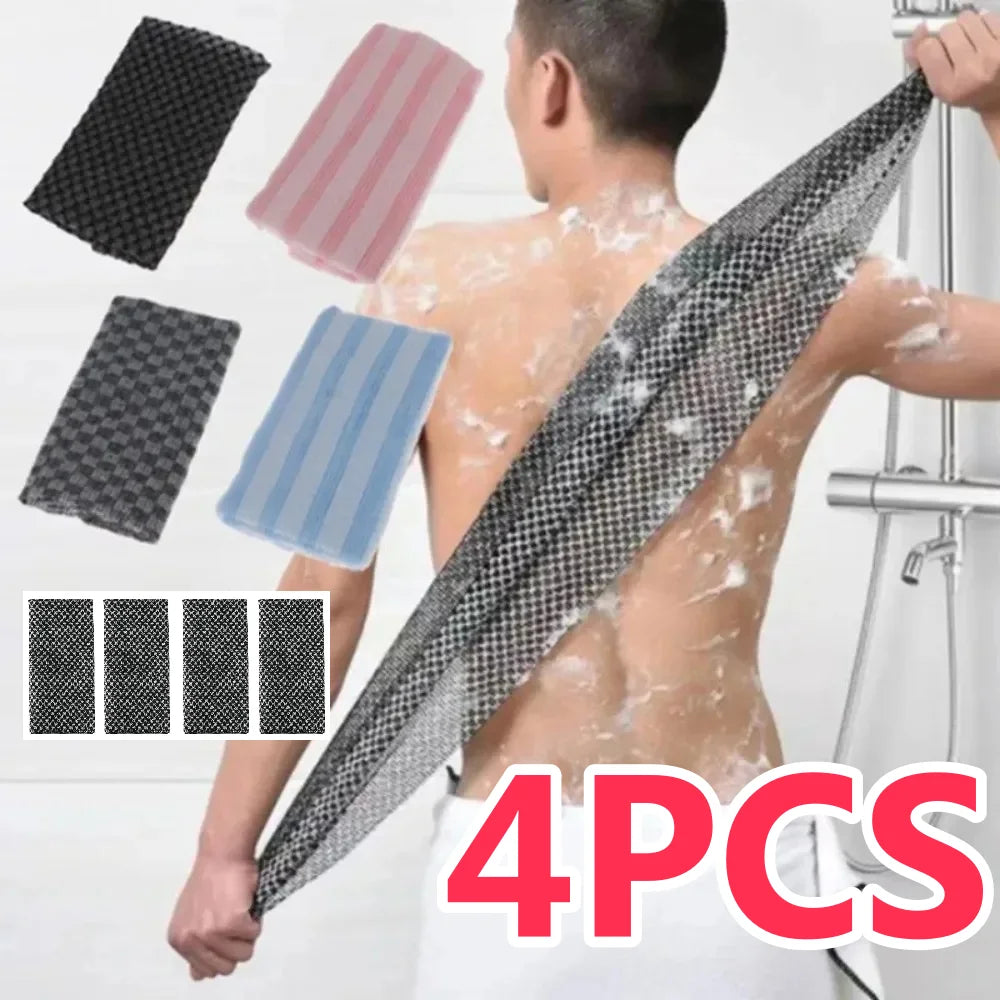 Japanese Nylon Exfoliating Back Scrub Towel | Bath Washcloth