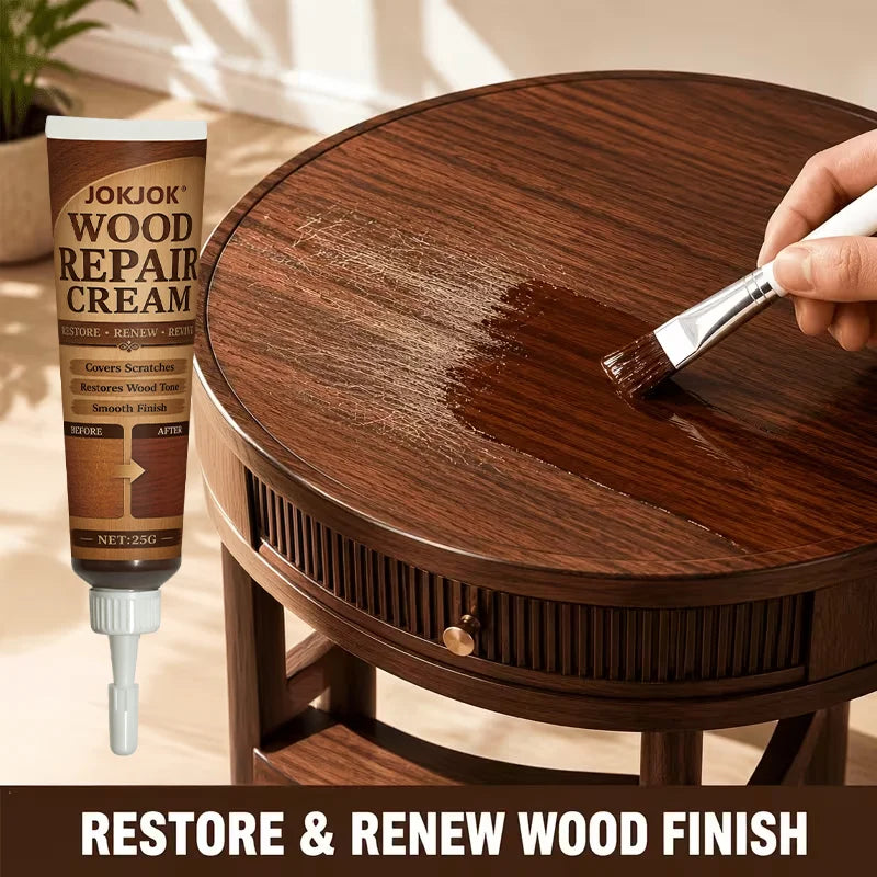 Wood Color Repair Paste – Scratch & Chip Filler for Furniture