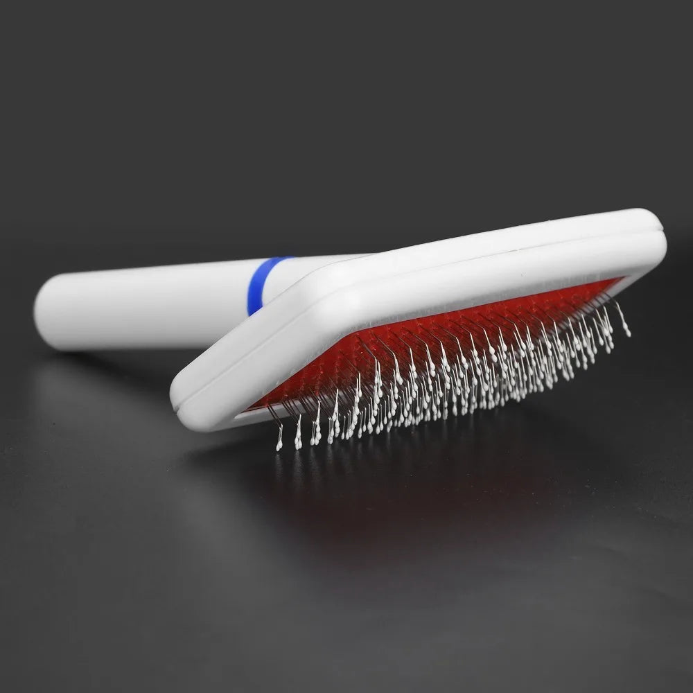 Pet Pin Brush Air Cushion & Massage Nodules for Cats & Dogs