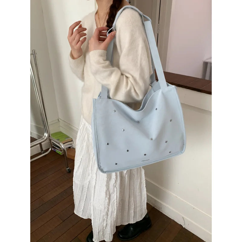 Korean-Style Women's Large Capacity Commuter Shoulder Bag