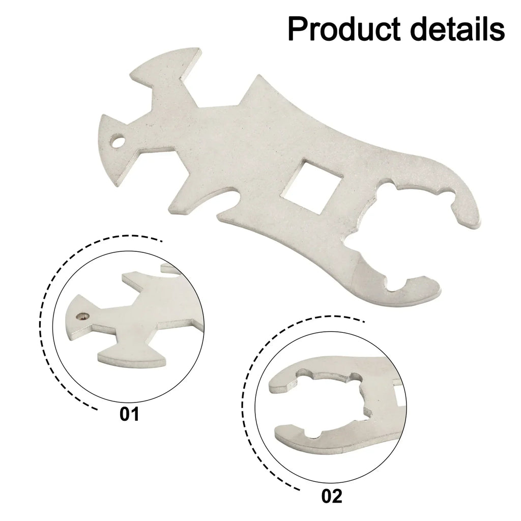 DAZZLEEX Gas Bottle Wrench – Stainless Steel 13–19mm