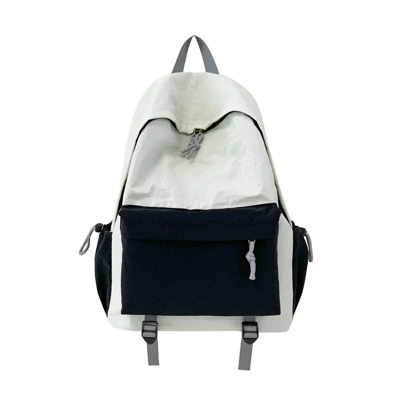 Nixie Girls Patchwork Backpack – Stylish School Shoulder Bag