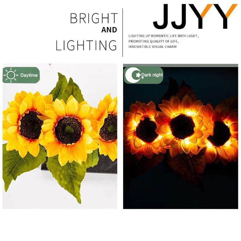 Solar Sunflower Garden Stake Light – Outdoor LED Décor IP65