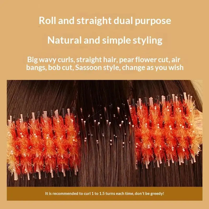 Round Curling Brush Comb for Medium to Long Hair | Nixie