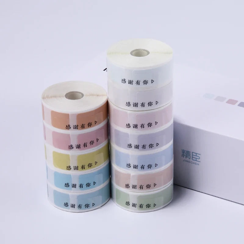 NIIMBOT Thermal Label Rolls – White & Morandi Self-Adhesive
