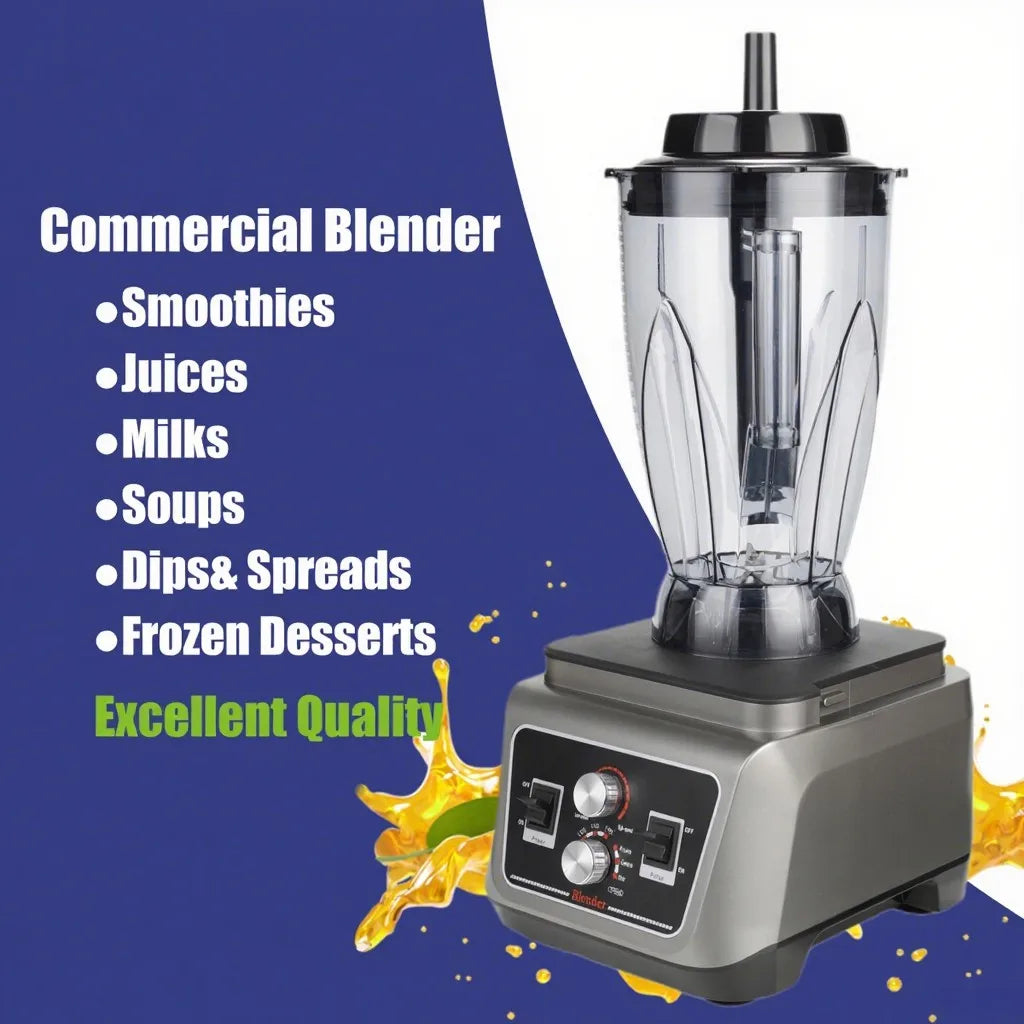 DUTRIEUX 4L–6.5L 2200W Commercial Electric Blender & Smoothie Maker