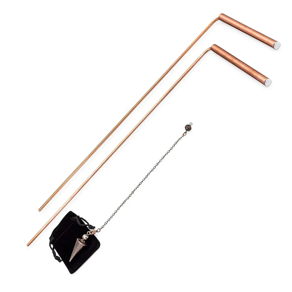 99.9% Pure Copper Dowsing Rods – Divination Treasure Set