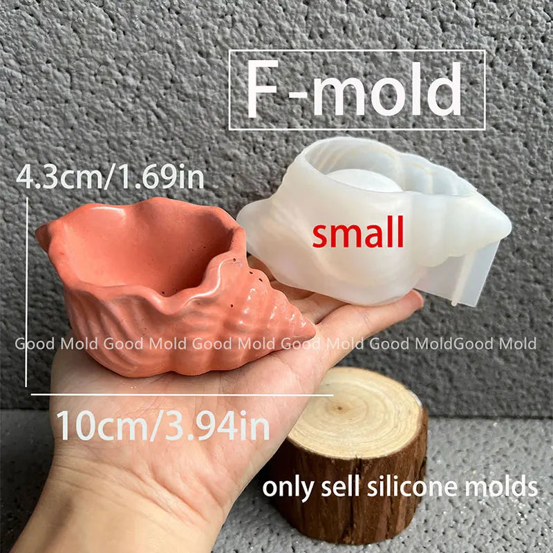 Shell Conch Jewelry Tray Silicone Mold – DIY Resin Casting