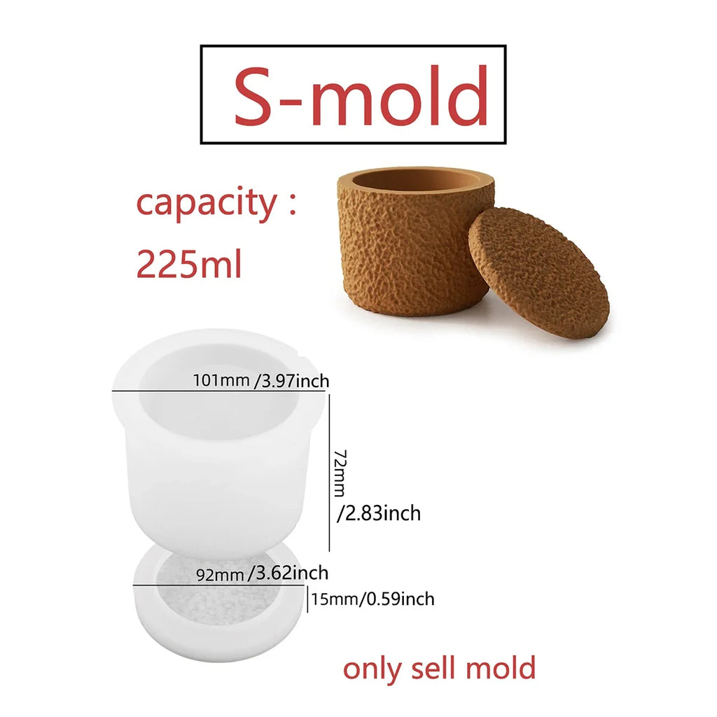 Silicone Lava Jar Mold – DIY Candle, Planter & Resin Casting
