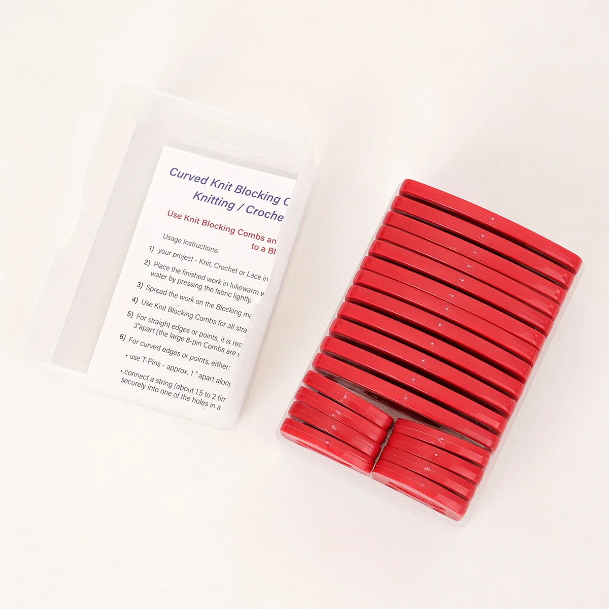 Knitting Shaping Needle – Shawl & Sweater Positioning Tool