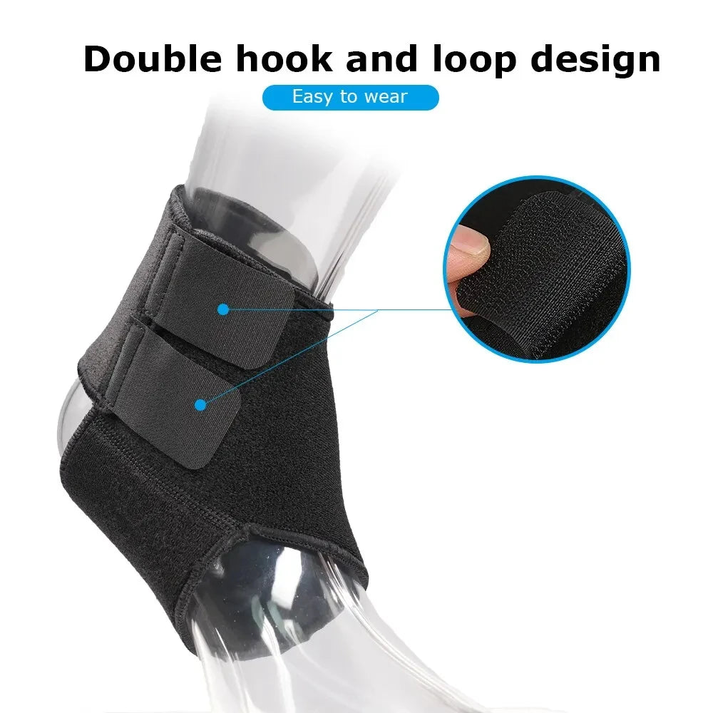 Neoprene Ankle Brace – Adjustable Compression Support, 1 PC