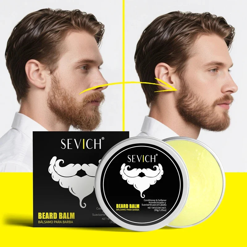 SEVICH Beard Balm for Men – Moisturizing Styling Wax 30g