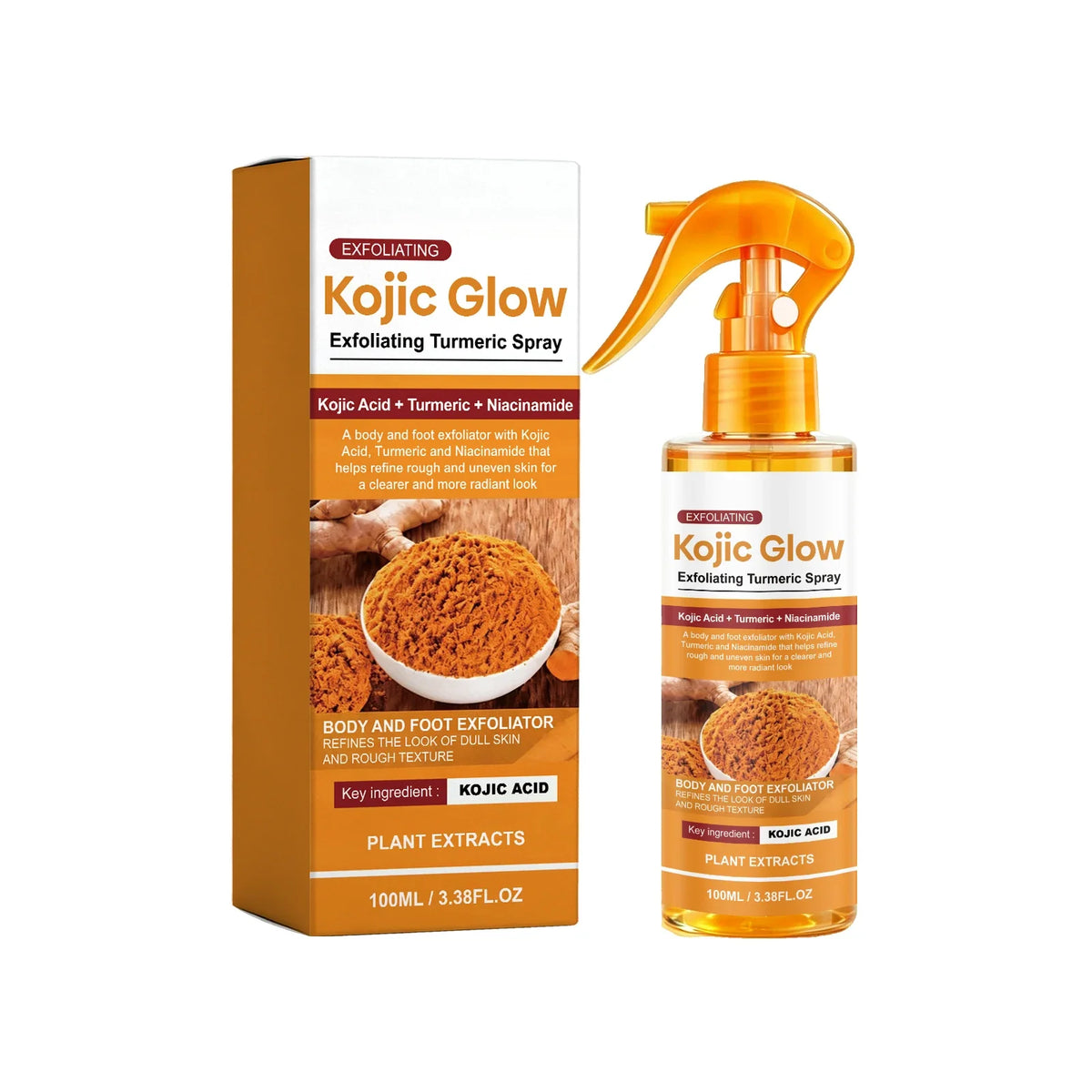 VIARELINE Turmeric Kojic Acid Exfoliating Spray 100ml