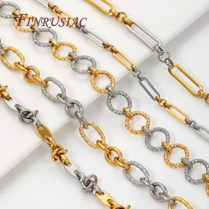 Gold-Plated Brass Chain – Cable Curb O Link | DIY Jewelry Making