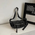 Denim Dumpling Crossbody Bag Wide Strap – Nixie Women's Bag