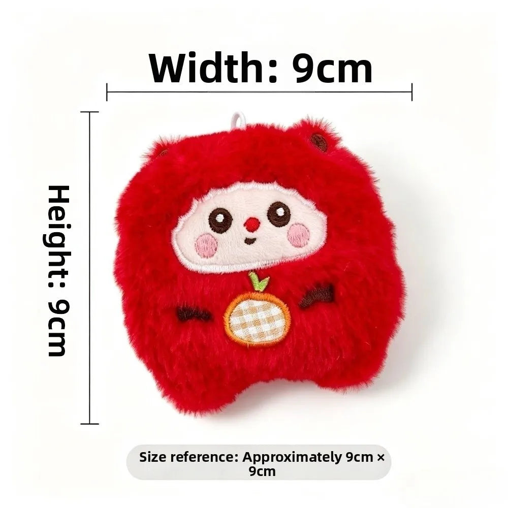 Squeaky Sheep Plush Keychain – Soft Lamb Pendant Ornament