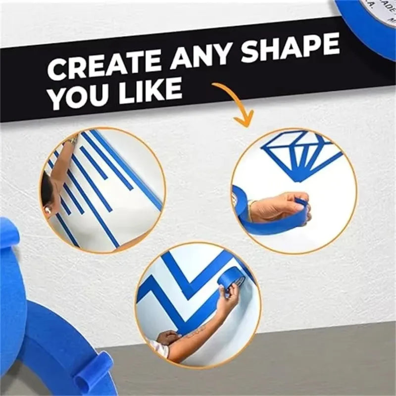 3-Roll Masking Tape Set – Multi-Surface Paint Tape 20m/Roll