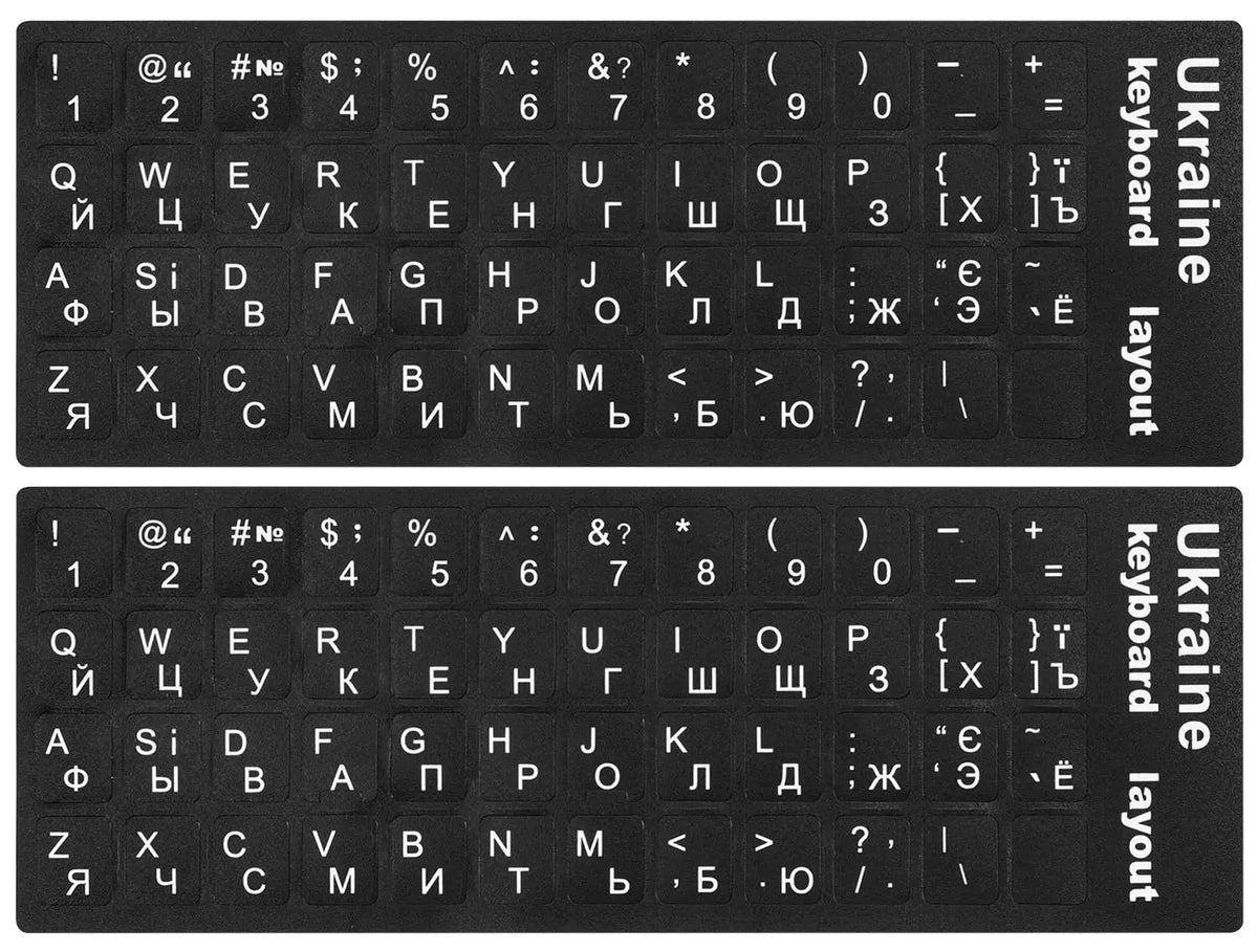 2PCS Matte Keyboard Number Stickers – Universal Numpad Covers