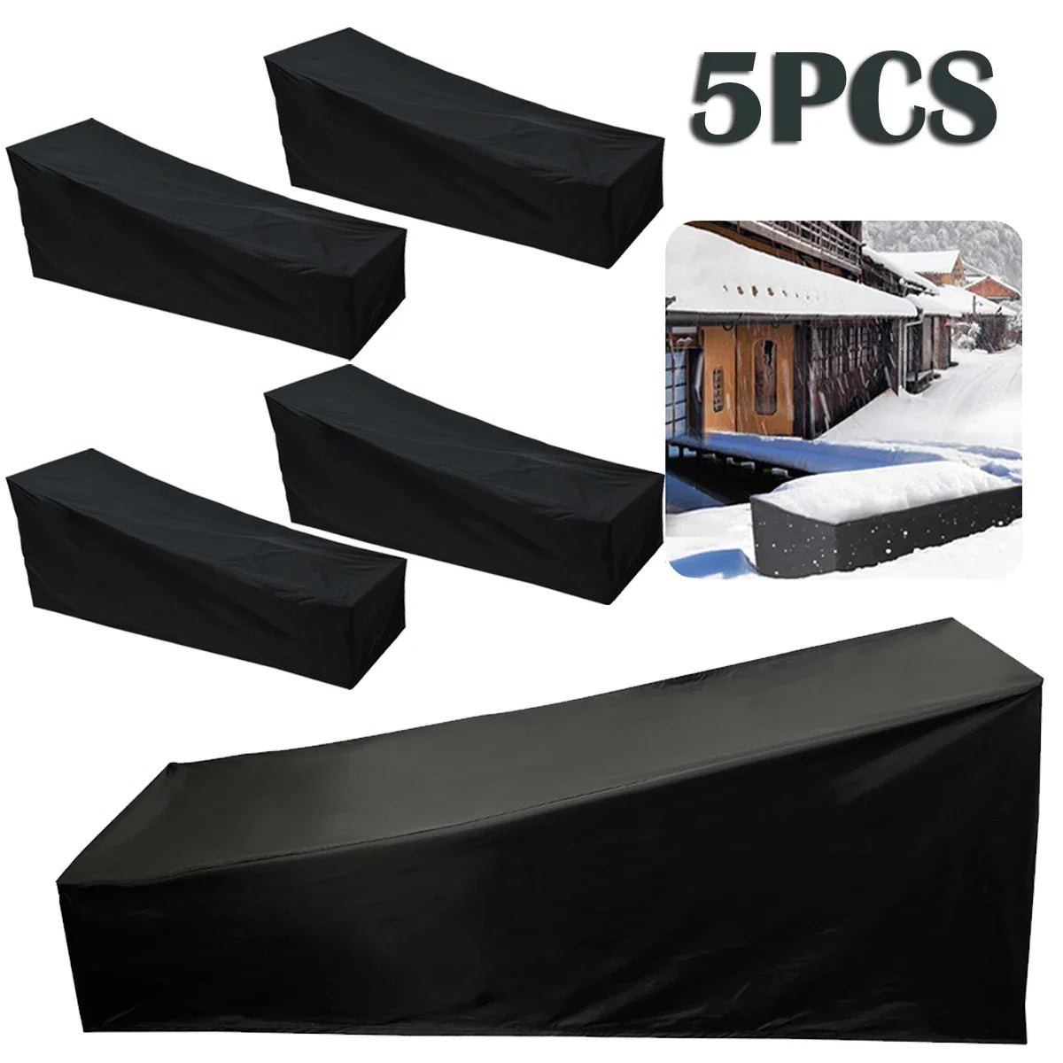 Waterproof Sun Lounger Cover – Outdoor Patio Sunbed Protector