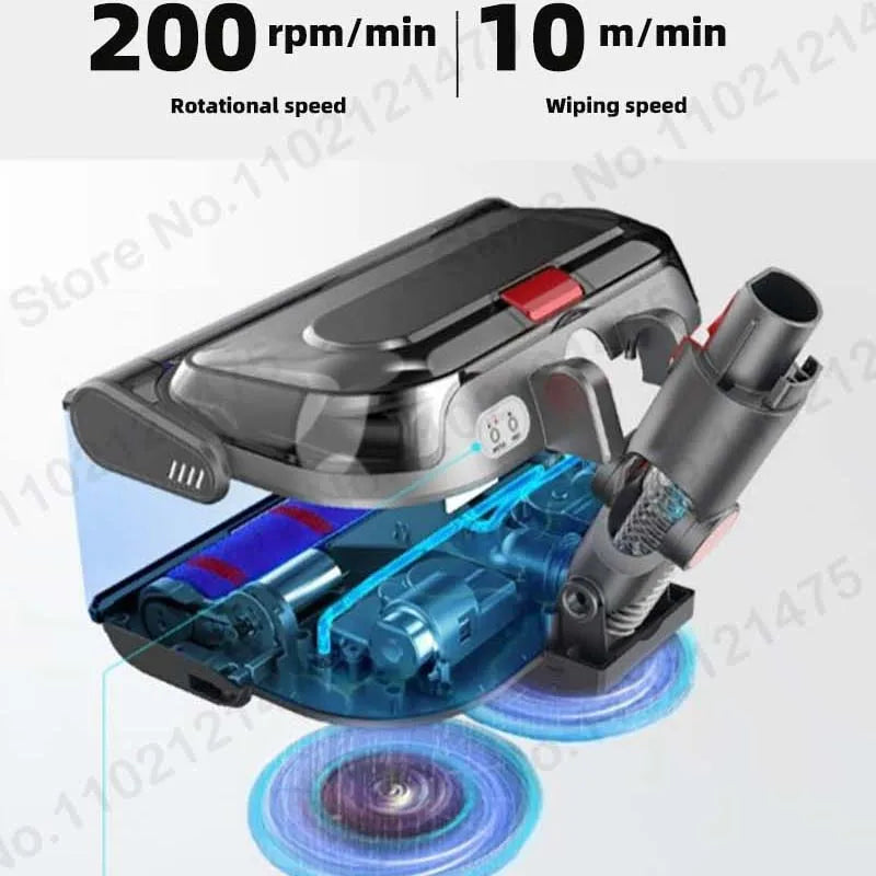 Motorized Mop Floor Brush Head + Water Tank for Dyson V7–V15