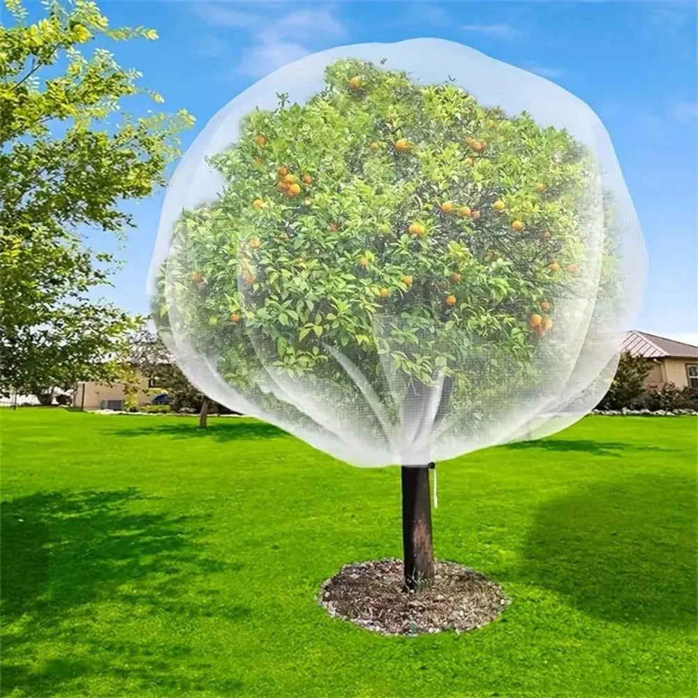 Zip Drawstring Plant Insect Screen Net Cover – Garden Protection