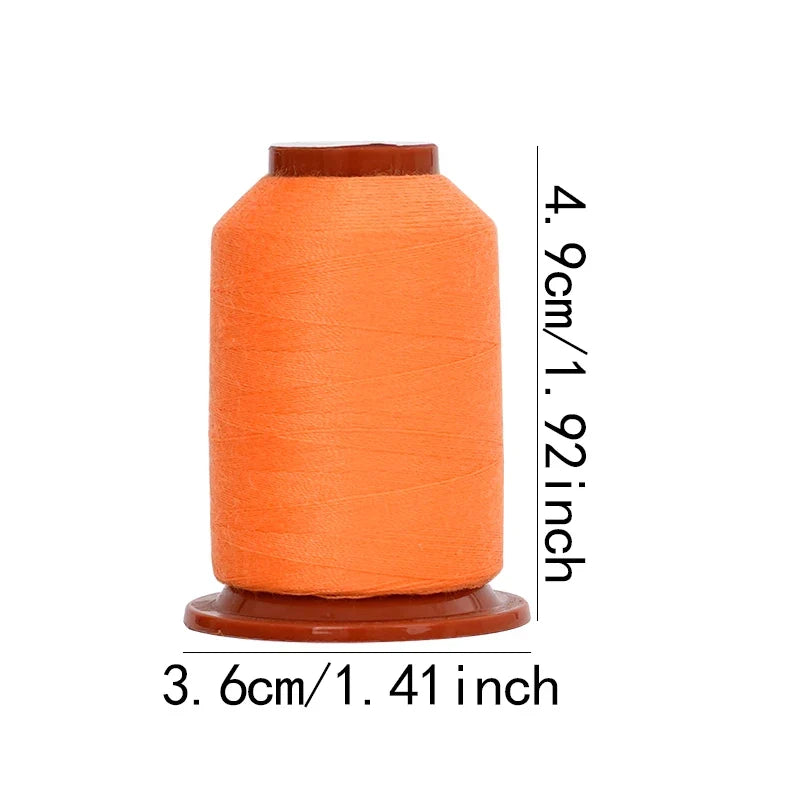 5-Color Polyester Sewing Thread Set – 500 Yards Per Spool