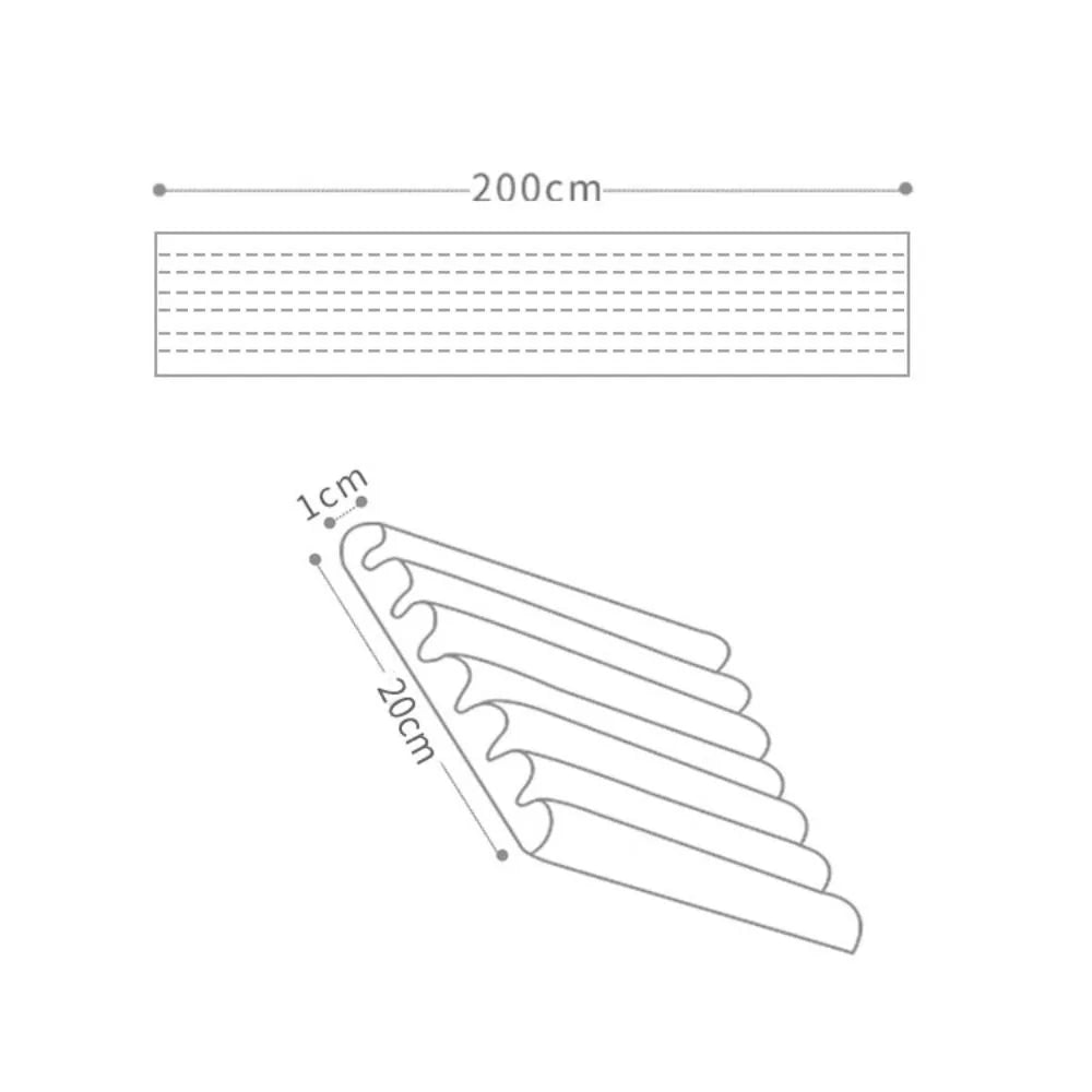 2m Self-Adhesive Foam Edge Guard Strip – NBR Safety Bumper