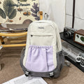 Nixie Color-Block Nylon Backpack | Travel & College Bag