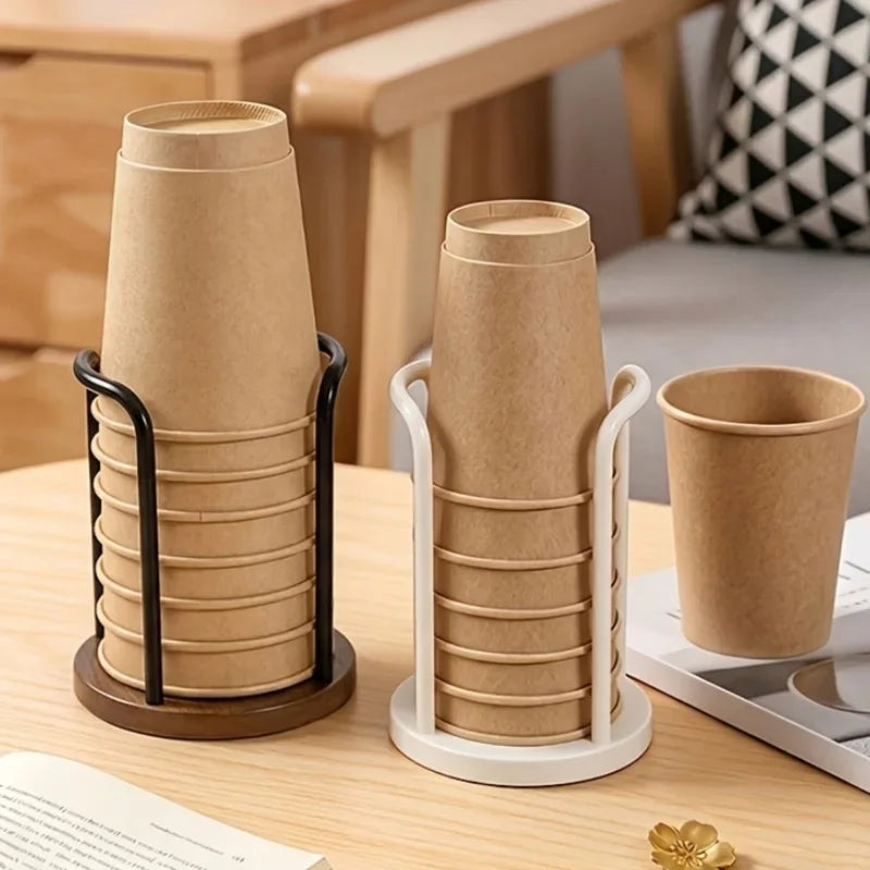 Desktop Cup Holder & Coffee Cup Organizer Storage Rack