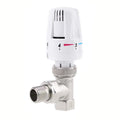 Thermostatic Radiator Angle Valve for Floor Heating | Brass