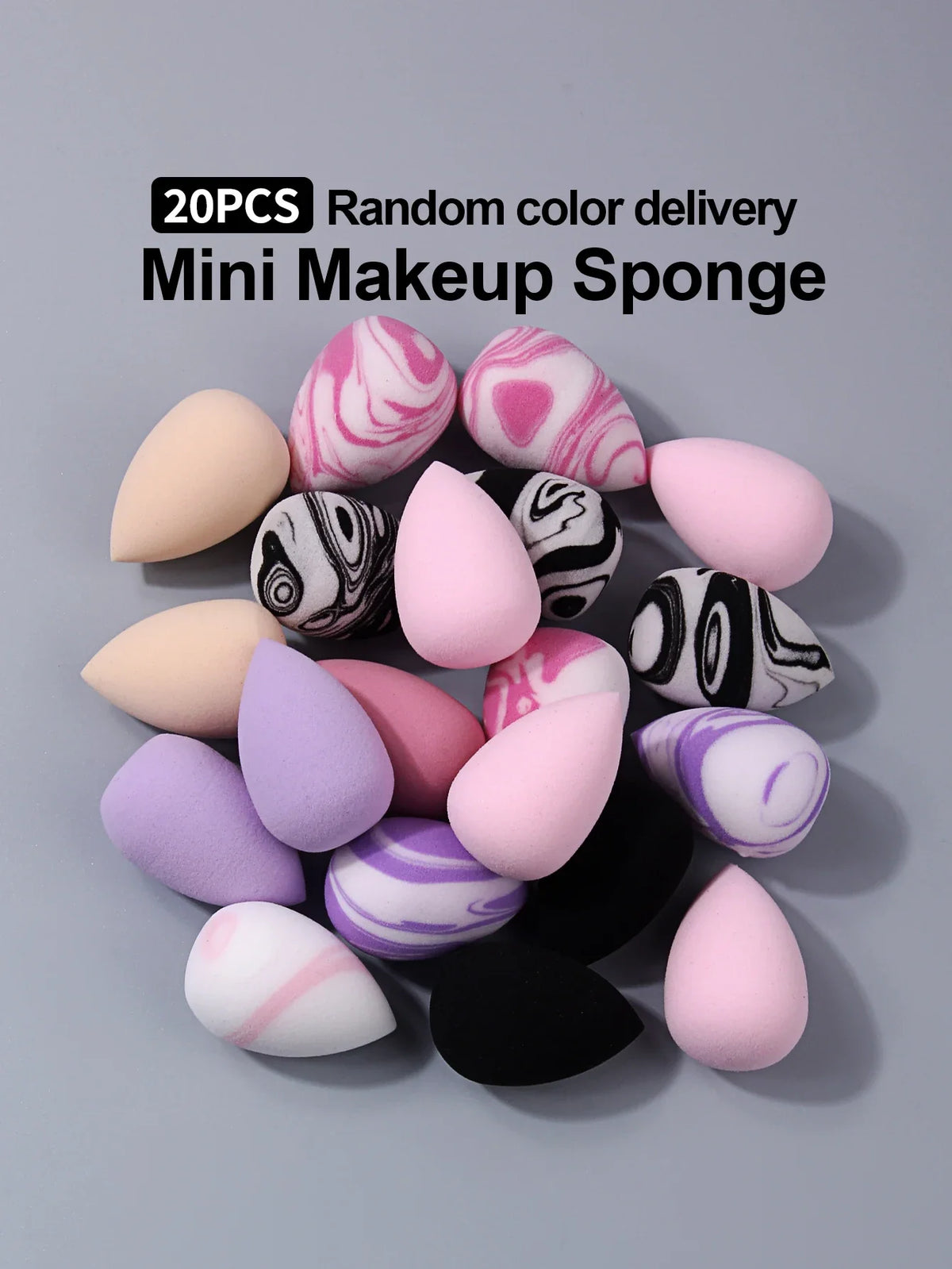 Mini Makeup Sponges – Water-Expanding Cosmetic Puffs 10–100 Pcs