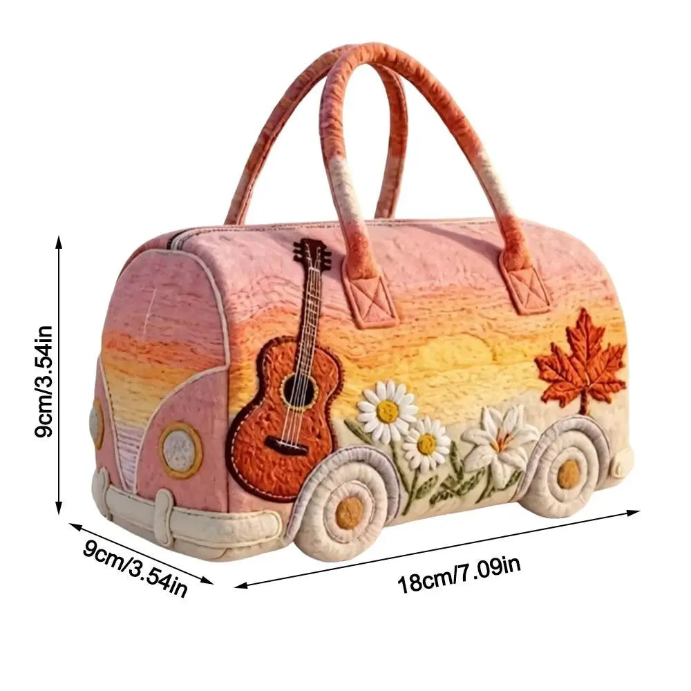 Quilted Duffle Bag 3D Print – Large Capacity Travel & Gym Bag