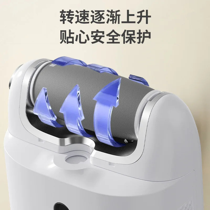 DUTRIEUX Electric Foot File & Callus Remover with Water Spray