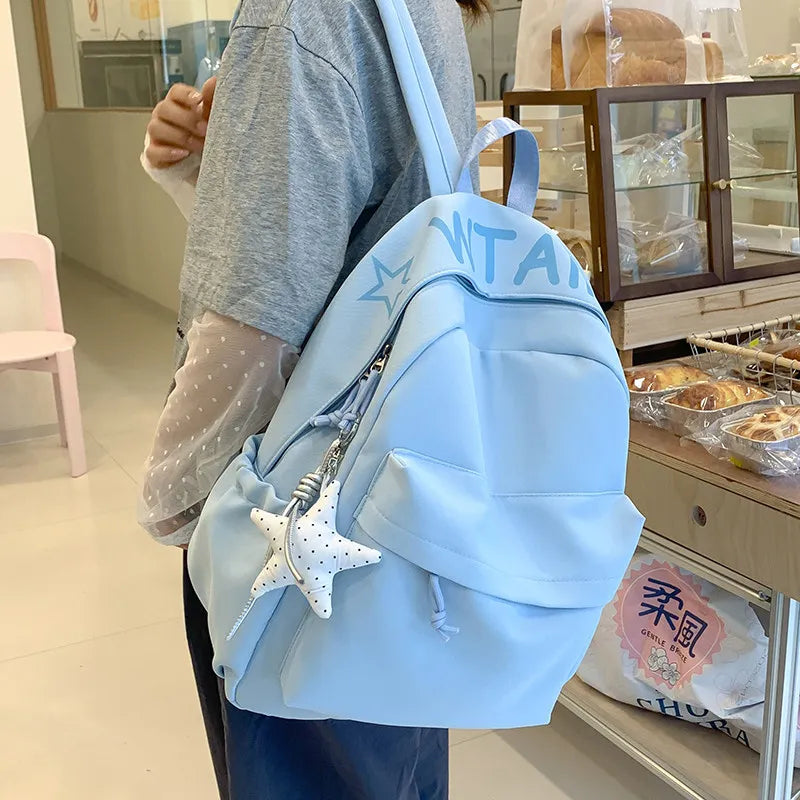 Korean-Style Large Capacity Waterproof School & Travel Backpack