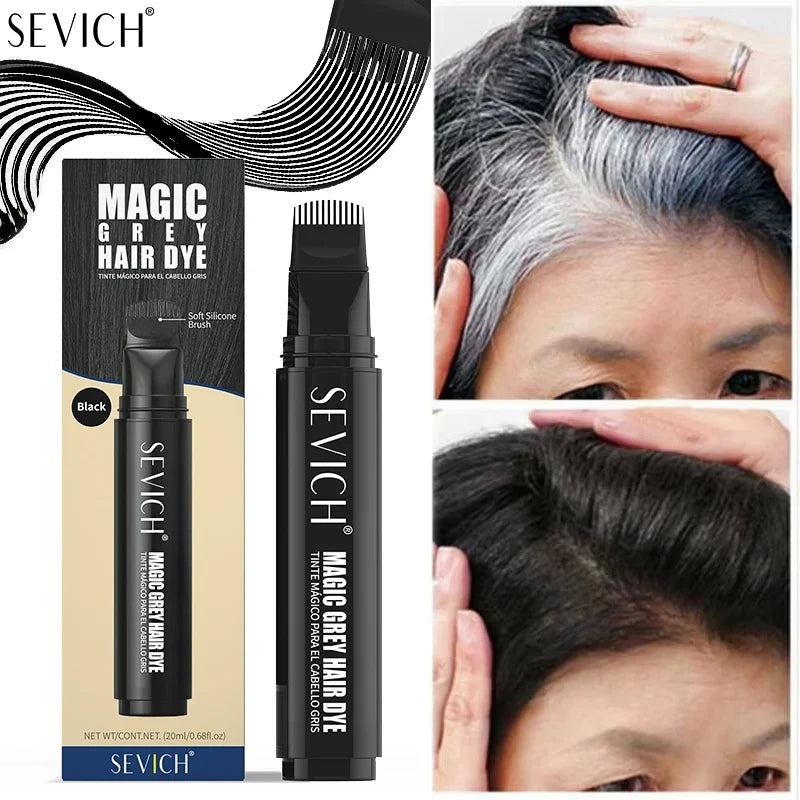 SEVICH Hair Dye Pen – Instant Gray Root Coverage Stick 20ml
