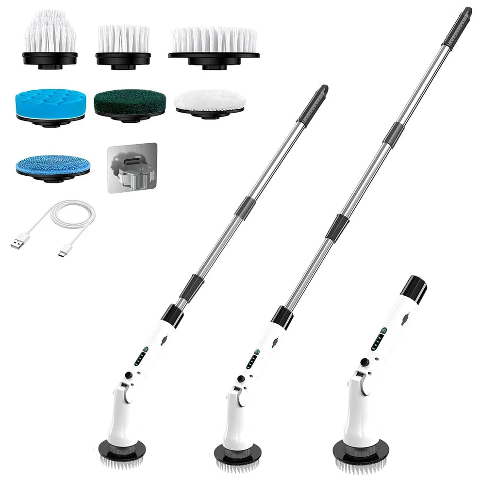 High-Torque Electric Spin Scrubber – Kitchen & Bathroom Brush
