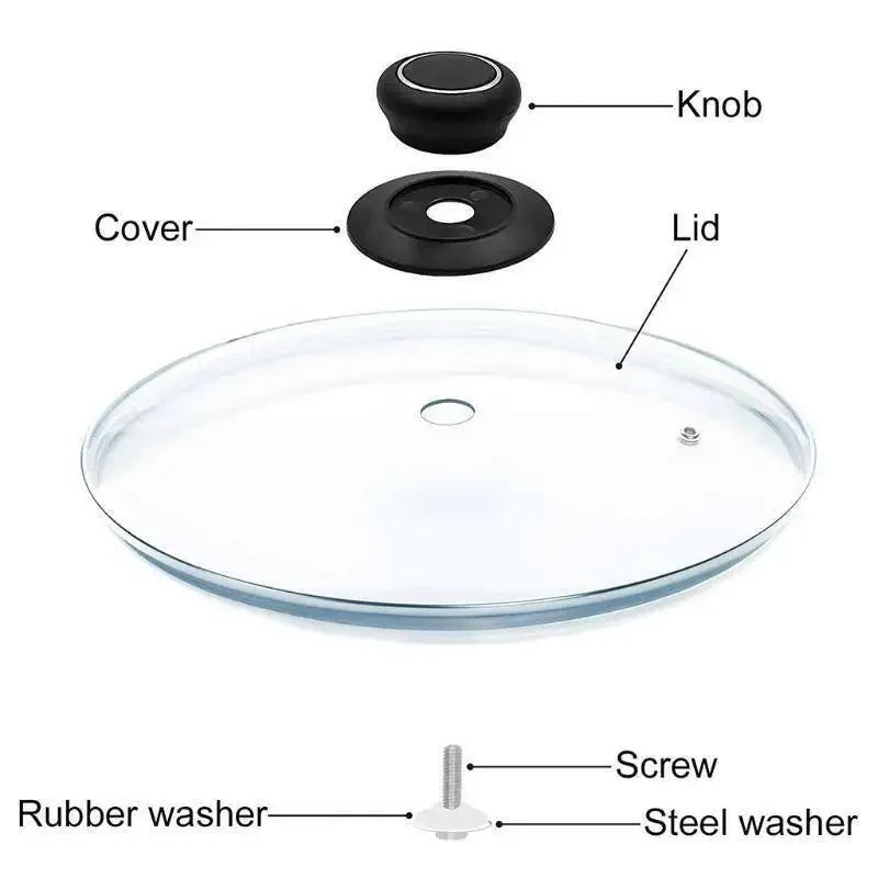 2pcs Universal Replacement Pot Lid Knob Handle for Cookware