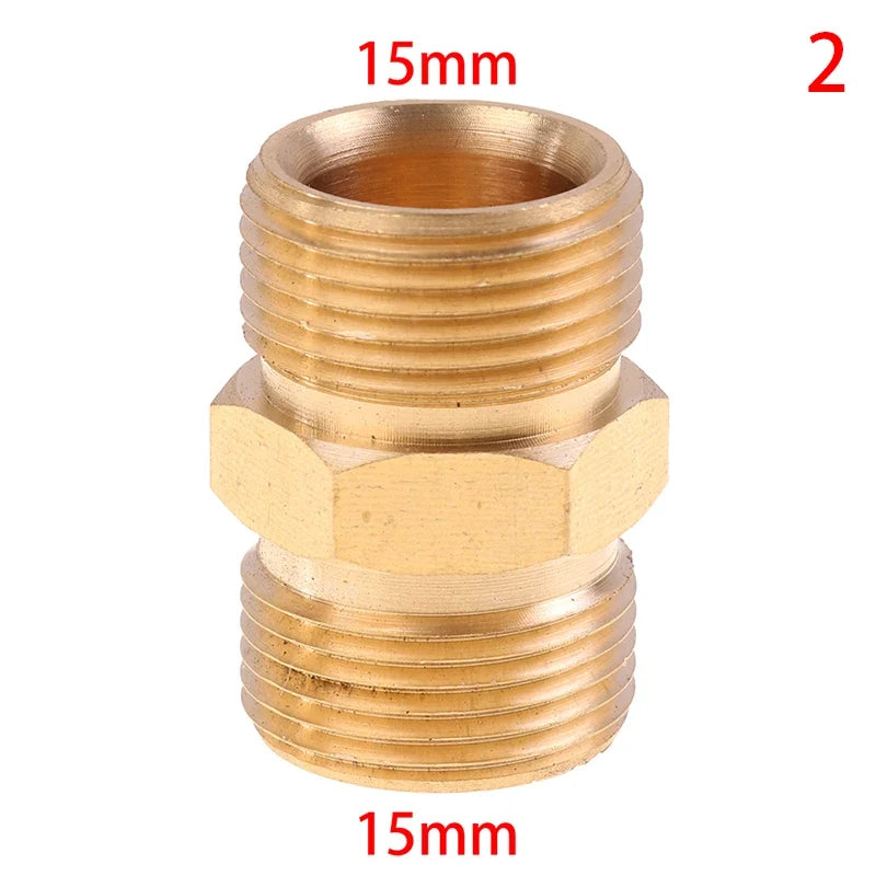 M22 Brass Hose Connector Adapter for Pressure Washers