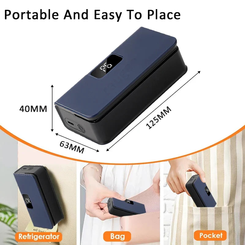 Raugee 2-in-1 Mini Handheld Bag Sealer & Cutter | USB Rechargeable