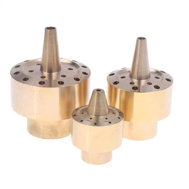 Brass Fountain Nozzle 1/4" 1/2" 3/4" Column Spray Head for Ponds