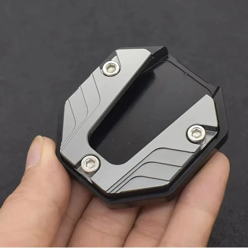 Aluminum Motorcycle Kickstand Extension Foot Pad Side Stand