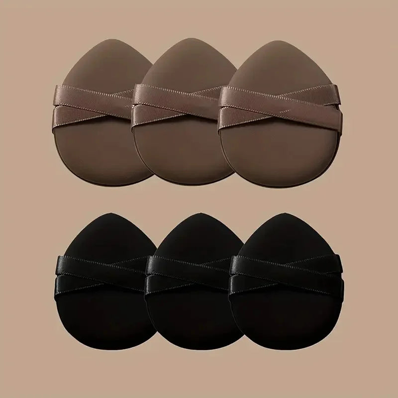 Double-Sided Teardrop Makeup Puffs – Foundation & Powder Set