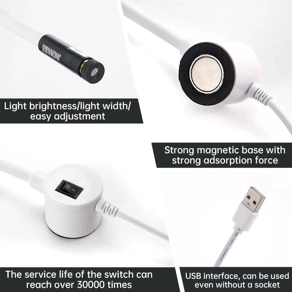 Magnetic Quilting Laser Light – USB Sewing Guide Dot Cross Line