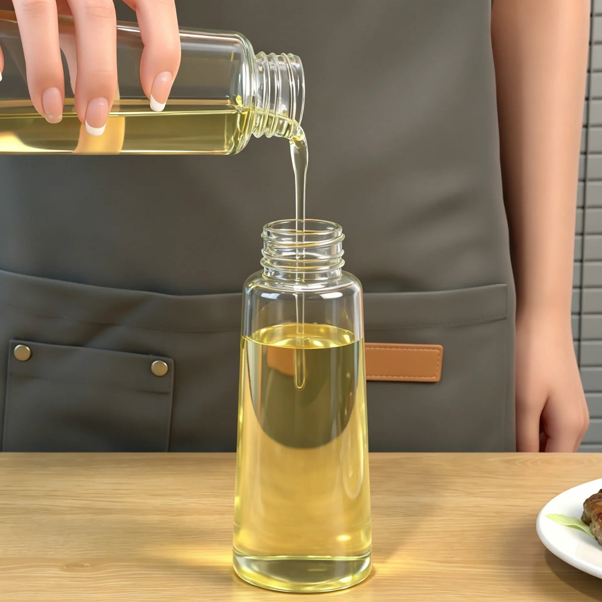 CLITON Continuous Oil Sprayer Bottle – Kitchen Olive Oil Mister