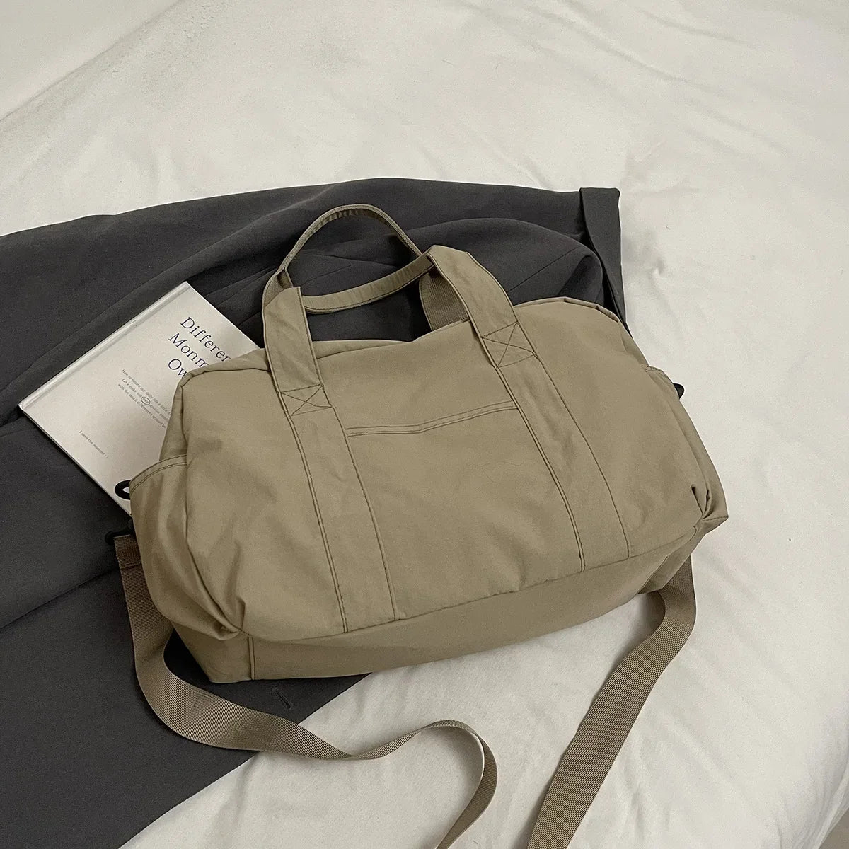 Large-Capacity Nylon Travel & Yoga Duffel Bag – Unisex